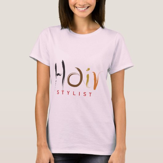 Hair Stylist T-shirt (Voorkant)