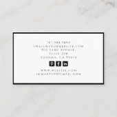 Hair Stylist Tarot Visitekaartje (Achterkant)