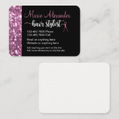 Hair Stylist Trendy and Glitzy Visitekaartje (Voorkant / Achterkant)