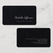 Hair Stylist Trendy Minimalist Modern Premium Visitekaartje (Voorkant / Achterkant)