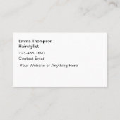 Hair Stylist Trendy Visitekaartjes (Achterkant)