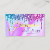 Hair Stylist Unicorn Glitter druppelt zout Loyalty (Achterkant)