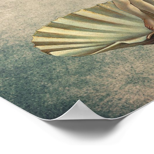 Hair Stylist  Venus & Gold Scissor Salon Poster (Hoek)