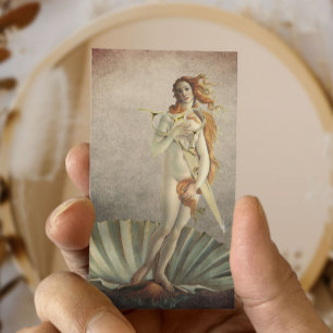 Hair Stylist  Venus & Gold Scissor Salon Visitekaartje