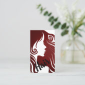 Hair Stylist Visitekaartje (Staand voorkant)