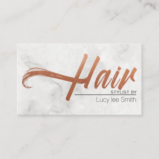 Hair Stylist Visitekaartje (Voorkant)
