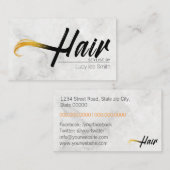 Hair Stylist Visitekaartje (Voorkant / Achterkant)