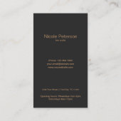 Hair Stylist Visitekaartje (Achterkant)