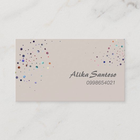 Hair Stylist Visitekaartje (Voorkant)