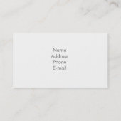 Hair Stylist Visitekaartje (Achterkant)