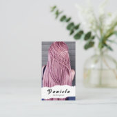 Hair Stylist Visitekaartje (Staand voorkant)