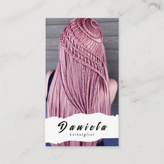 Hair Stylist Visitekaartje (Voorkant)