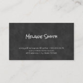 Hair Stylist | Vloerpatroon Visitekaartje (Achterkant)