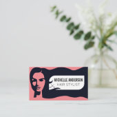 Hair Stylist | Womens Beauty-Visitekaartje Visitekaartje (Staand voorkant)