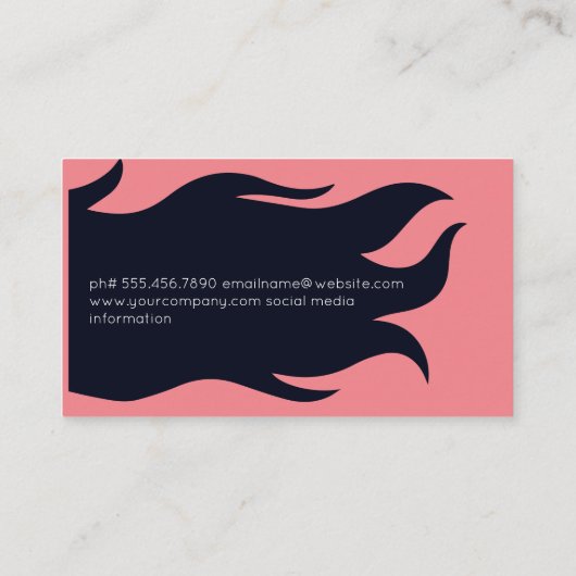 Hair Stylist | Womens Beauty-Visitekaartje Visitekaartje (Achterkant)