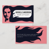 Hair Stylist | Womens Beauty-Visitekaartje Visitekaartje (Voorkant / Achterkant)