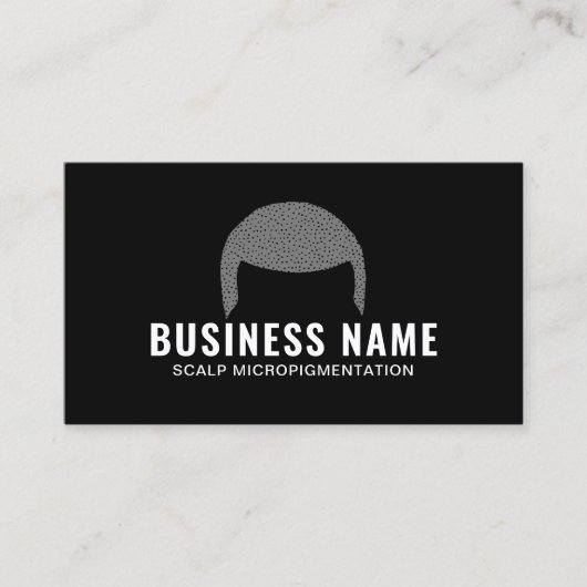 Hair Tattoo Scalp Micropigmentation Hair Visitekaartje (Voorkant)