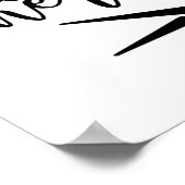 Hair Therapist Hair Stylist Hairdresser Poster (Hoek)