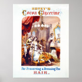 Hair Tonic Advertisement 1860 Poster (Voorkant)