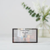 Hair Tonic- en scheertoestellen en -Mokken Visitekaartje (Staand voorkant)