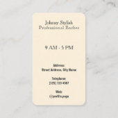 Hair trimmer professionele lol ziet er sepia gekle visitekaartje (Achterkant)