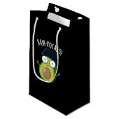 Hair-vocado Grappige Avocado Puns Donker BG Klein Cadeauzakje (Voorkant Gekanteld)