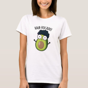 Hair-vocado grappige avocado puns t-shirt