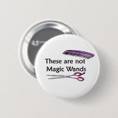 Hair WANDS Ronde Button 5,7 Cm (Voorkant /achterkant)