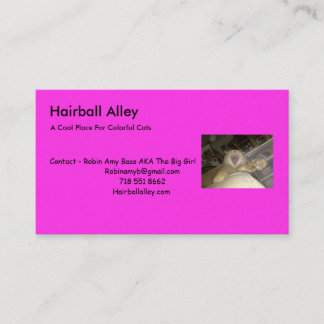 , Hairball Alley, A Cool Place F... Visitekaartje