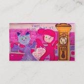 , Hairball Alley, A Cool Place F... Visitekaartje (Achterkant)