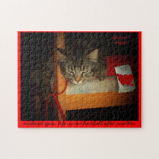 Hairball - Valenpuzzle Legpuzzel (Horizontaal)