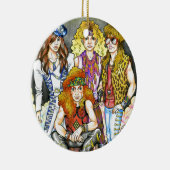 Hairband van 80 - 80 s Retro Keramisch Ornament (Rechts)