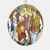 Hairband van 80 - 80 s Retro Keramisch Ornament (Links)