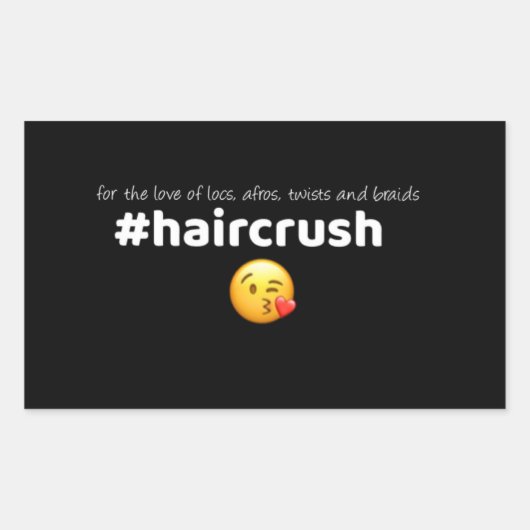 #haircrush STICKER 2 (Voorkant)