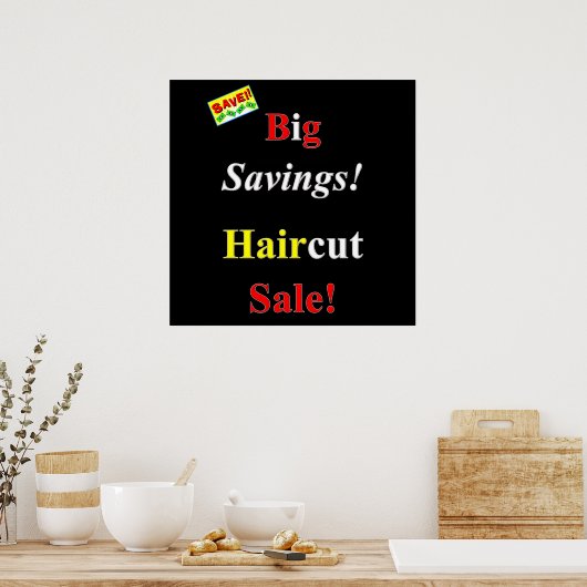 Haircut Poster Matte (Keuken)