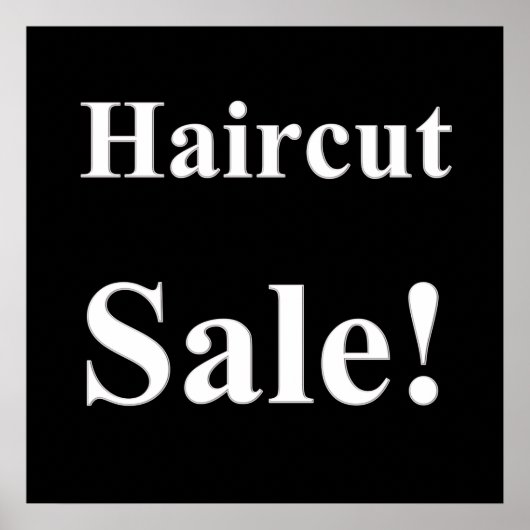 Haircut Poster Matte (Voorkant)