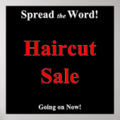 Haircut Poster Matte (Voorkant)