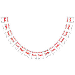 Haircut Sale Bunting Banner