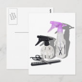HaircutSprayBottle060910Shadows Briefkaart (Voorkant / Achterkant)