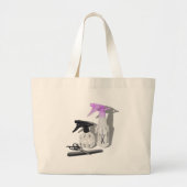 HaircutSprayBottle060910Shadows Grote Tote Bag (Voorkant)