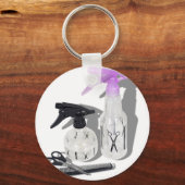 HaircutSprayBottle060910Shadows Sleutelhanger (Voorkant)