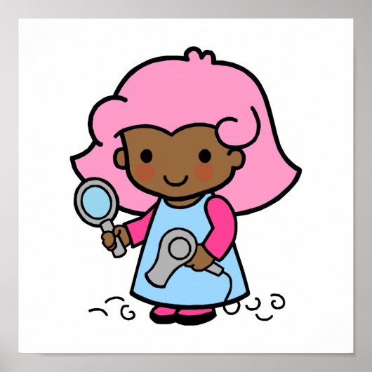 Hairdresser 1 poster (Voorkant)