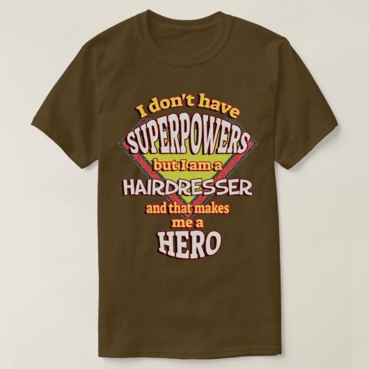 Hairdresser 4 t-shirt (Design voorkant)