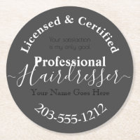 Hairdresser Adverteren HAMbWG Onderzetter