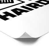 Hairdresser-apparatuur Poster (Hoek)