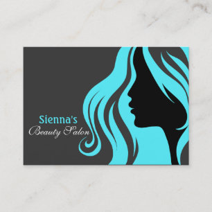 Hairdresser Appointment Card (Turquoise) Afsprakenkaartje