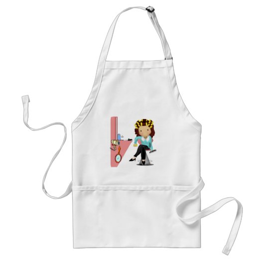 Hairdresser Apron Standaard Schort (Voorkant)