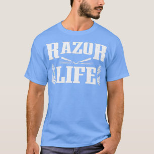 Hairdresser Beard Razor Life Barbershop Barber T-shirt