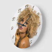 Hairdresser-beauty Lounge Breed Clock Grote Klok (Hoek)