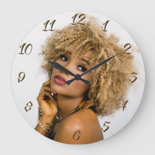 Hairdresser-beauty Lounge Breed Clock Grote Klok